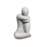 Estatueta Decorativa Humano Abstrato em Resina